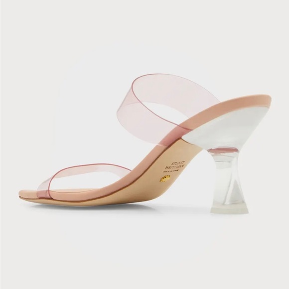 Stuart Weitzman Kristal clear polyvinyl sandals 8.5 - Picture 3 of 7